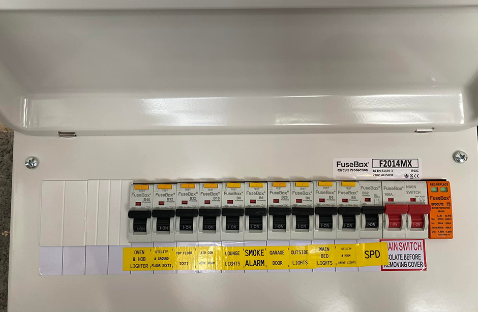 Rewiring and installation in Wakefield